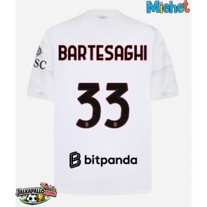 AC Milan Davide Bartesaghi #33 Vieraspaita 2026-27 Lyhythihainen